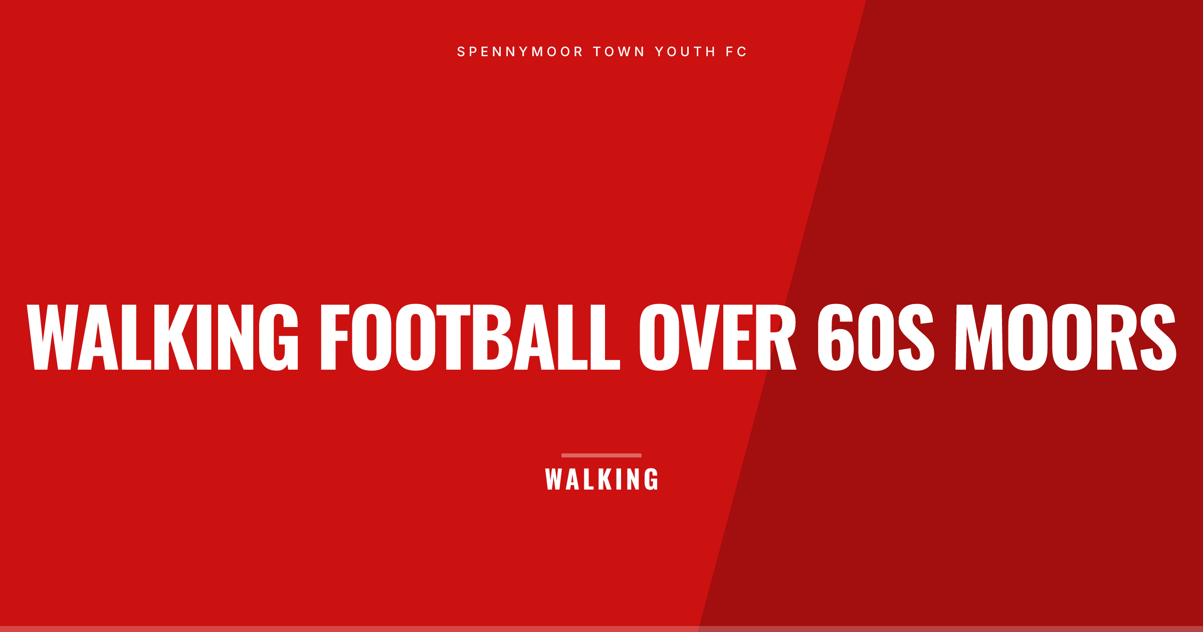 Walking Football Over 60s Moors